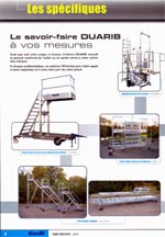 fabrication sur mesures de vos plates-formes de s�curit�